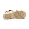 Women's Leather Sandals Red Multi Adhesive Strap AE-165144,95 €