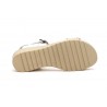 Sandalias Mujer Piel Blanco Yute Hebilla Gel Cuña AE-184 44,95 €
