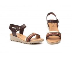 Women's Brown Leather Sandals AE-20944,95 €
