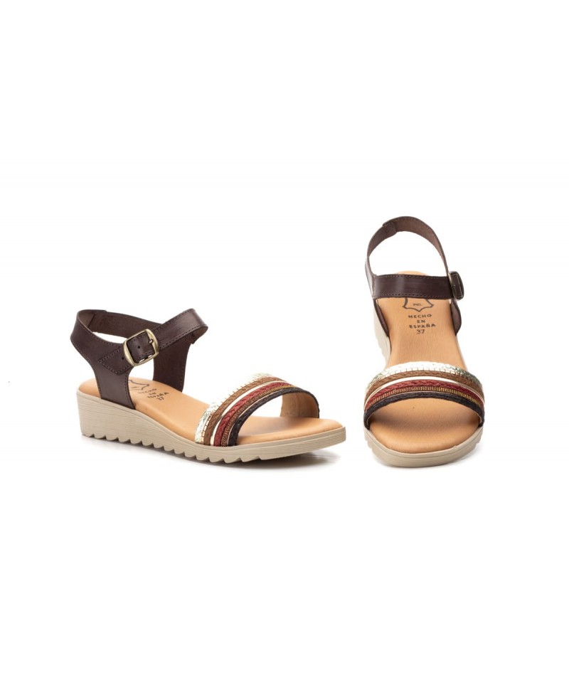 Women's Brown Leather Sandals AE-20944,95 €