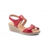 Women's Leather Sandals with Jute Wedge AE-345444,95 €