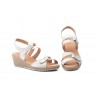 Women's Leather Sandals with Jute Wedge AE-345444,95 €