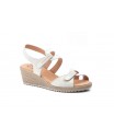 Women's Leather Sandals with Jute Wedge AE-345444,95 €