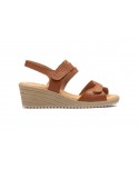 Women's Leather Sandals with Jute Wedge AE-345444,95 €