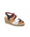 Women's Leather Sandals with Jute Wedge AE-345444,95 €