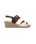 Women's Leather Sandals with Jute Wedge AE-345444,95 €