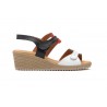 Women's Leather Sandals with Jute Wedge AE-345444,95 €