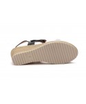 Women's Leather Sandals with Jute Wedge AE-345444,95 €
