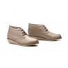 Botín Mujer Piel Taupe Cordones AE-398 44,95 €