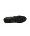 Botín Mujer Piel Marfil Cordones AE-398 44,95 €