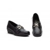 Women's Black Leather Shoes with Buckle and Wedge Heel AE-53244,95 €
