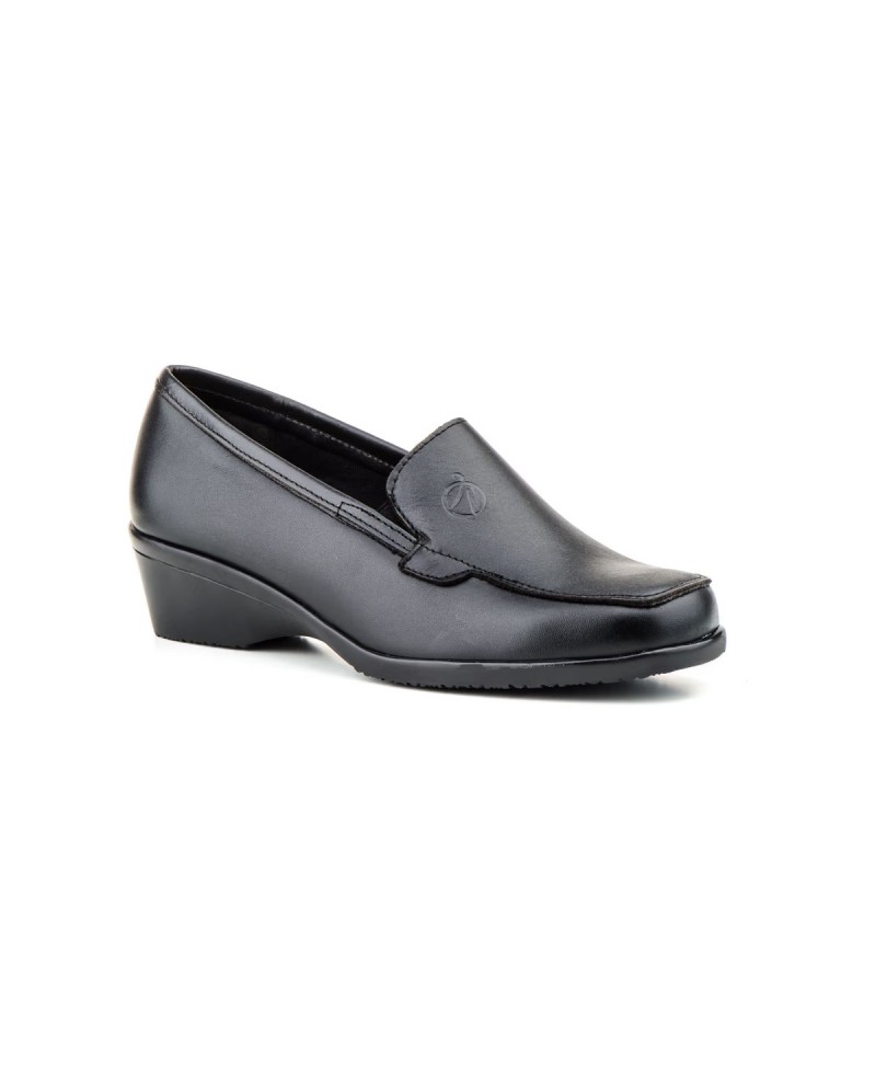 Zapato Mujer Piel Negro Cuña AM-604 44,95 €