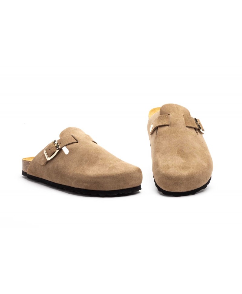 Zueco Piel Taupe Hebilla BC-7379 44,95 €