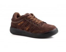 Men's Casual Shoe Brown Suede Leather Lace-Up T-MAN New Zeus DL89298-444,95 €