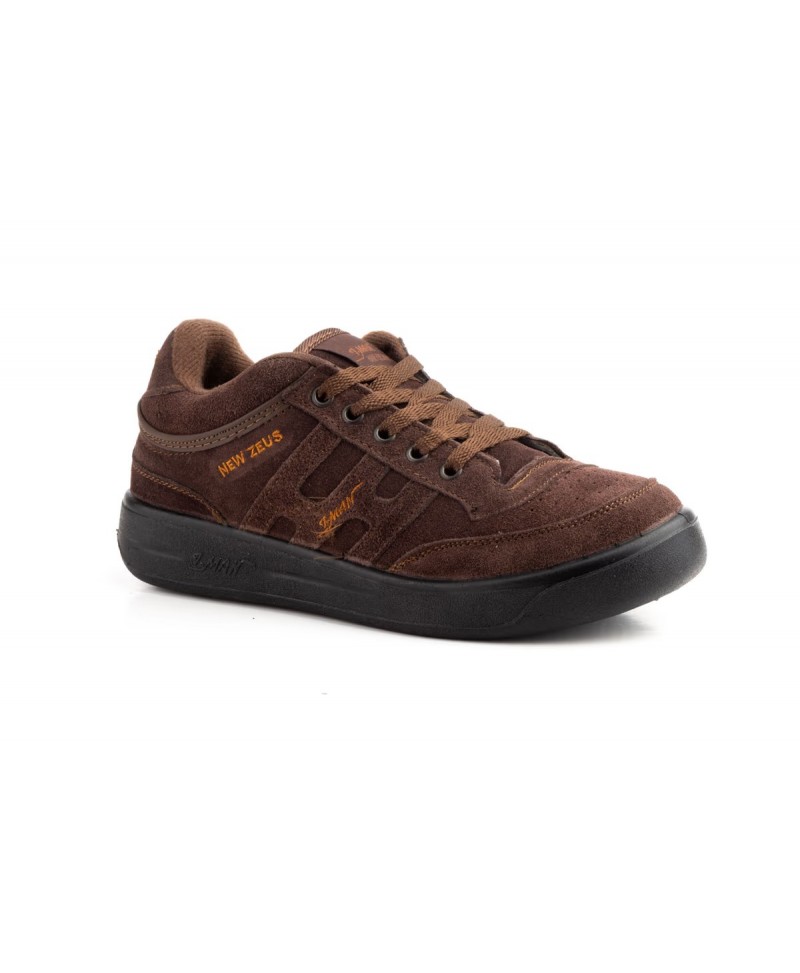 Men's Casual Shoe Brown Suede Leather Lace-Up T-MAN New Zeus DL89298-444,95 €