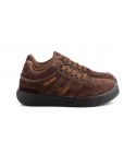 Men's Casual Shoe Brown Suede Leather Lace-Up T-MAN New Zeus DL89298-444,95 €
