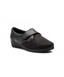 Women's Shoes Black Leather Lycra Velcro DU-69649,95 €