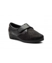 Women's Shoes Black Leather Lycra Velcro DU-69649,95 €