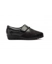 Women's Shoes Black Leather Lycra Velcro DU-69649,95 €