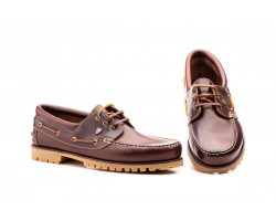 Men's Leather Boat Shoes Pull Iberian Brown E252259,95 €