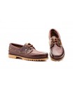 Men's Leather Boat Shoes Pull Iberian Brown E252259,95 €