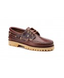 Men's Leather Boat Shoes Pull Iberian Brown E252259,95 €