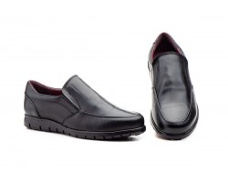 Men's Black Leather Elastic Shoes GI-1700359,95 €