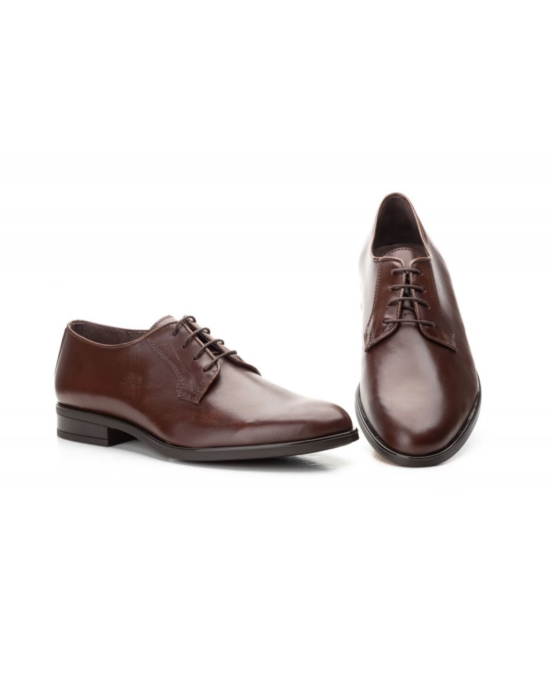 Men's Black Leather Lace-Up Shoes GI-902454,95 €