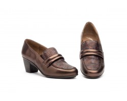 Women's Galaxy Nut Leather Shoes Elastic GV-804654,95 €
