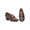 Women's Galaxy Nut Leather Shoes Elastic GV-804654,95 €