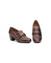 Women's Galaxy Nut Leather Shoes Elastic GV-804654,95 €