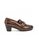 Women's Galaxy Nut Leather Shoes Elastic GV-804654,95 €