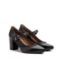 Women's Leather Heel Shoes with Buckle GV-809059,95 €