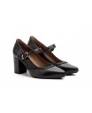 Women's Leather Heel Shoes with Buckle GV-809059,95 €