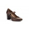 Women's Leather Heel Shoes with Buckle GV-809059,95 €