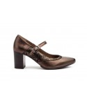 Women's Leather Heel Shoes with Buckle GV-809059,95 €