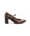 Women's Leather Heel Shoes with Buckle GV-809059,95 €