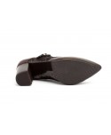Women's Leather Heel Shoes with Buckle GV-809059,95 €