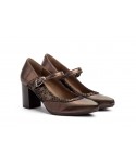Women's Leather Heel Shoes with Buckle GV-809059,95 €