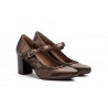 Women's Leather Heel Shoes with Buckle GV-809059,95 €