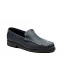 Náuticos Mocasín Hombre Piel Floater Marino IB-253 49,95 €
