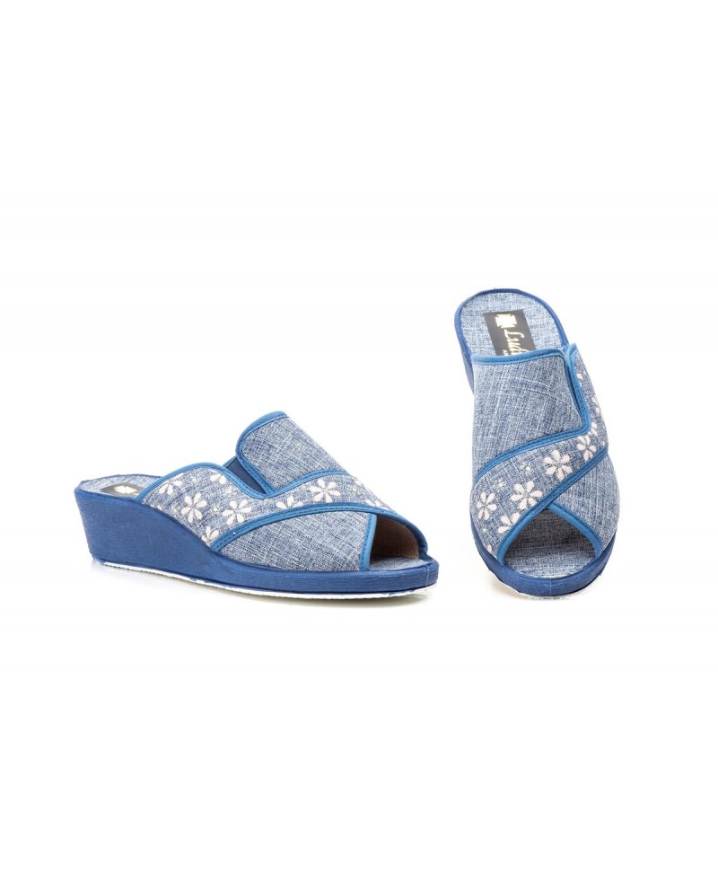 Women's Sneakers Blue Wedge Elastic LD-14544,95 €
