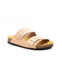 Sandalia Bio Mujer Piel Taupe Doble Hebilla MX-8200 44,95 €