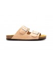 Sandalia Bio Mujer Piel Taupe Doble Hebilla MX-8200 44,95 €