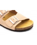 Sandalia Bio Mujer Piel Taupe Doble Hebilla MX-8200 44,95 €