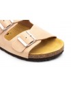 Sandalia Bio Mujer Piel Taupe Doble Hebilla MX-8200 44,95 €
