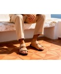 Sandalia Bio Mujer Piel Taupe Doble Hebilla MX-8200 44,95 €