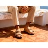 Sandalia Bio Mujer Piel Taupe Doble Hebilla MX-8200 44,95 €