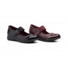 Women's Black Leather Shoes with Velcro MX-92049,95 €