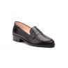 Women's Black Leather Shoes PYM-180554,95 €